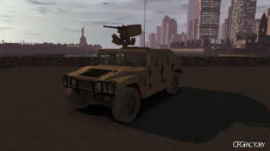M1151 Up Armored HMMWV with working MG