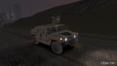 M1151 Up Armored HMMWV with working MG