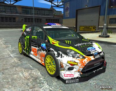 Ford Fiesta RS WRC Gymkhana mod (DiRT3)