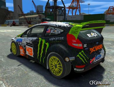 Ford Fiesta RS WRC Gymkhana mod (DiRT3)