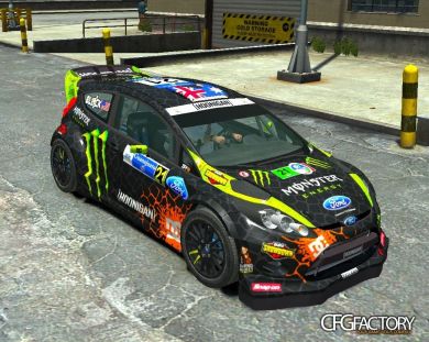 Ford Fiesta RS WRC Gymkhana mod (DiRT3)