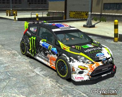 Ford Fiesta RS WRC Gymkhana mod (DiRT3)