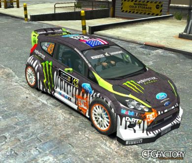 Ford Fiesta RS WRC Gymkhana mod (DiRT3)