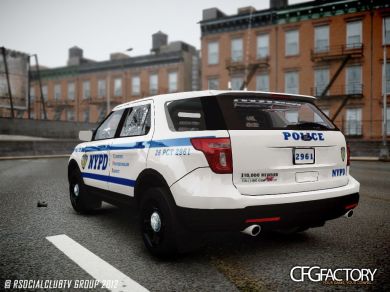 2013 Ford Explorer NYPD ESU