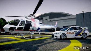 AS350 Malaysia Police Helicopter