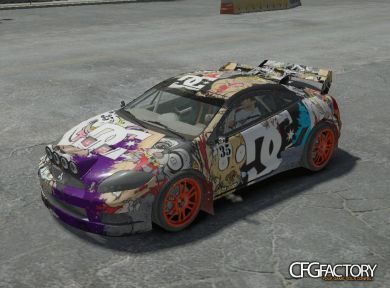 Mitsubishi Eclipse GT rallycross version (DiRT2)