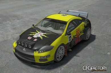 Mitsubishi Eclipse GT rallycross version (DiRT2)
