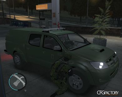 Finnish Military Police - Toyota Hilux