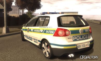Volkswagen Golf 5 GTI - South African Police Servi