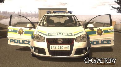 Volkswagen Golf 5 GTI - South African Police Servi