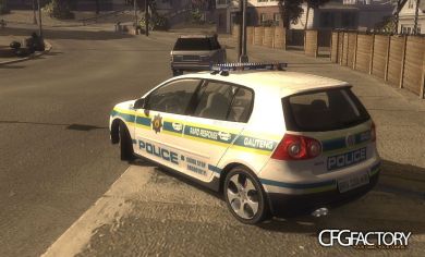 Volkswagen Golf 5 GTI - South African Police Servi