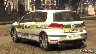 Volkswagen Golf 6 GTI - South African Police Servi