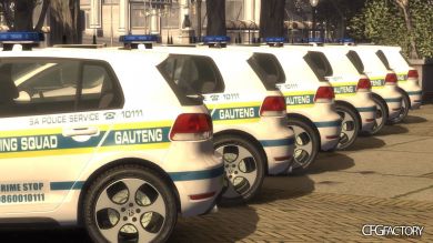 Volkswagen Golf 6 GTI - South African Police Servi