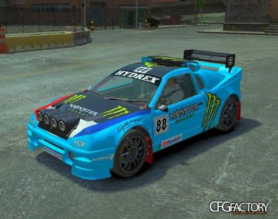 Ford RS200 Evolution rallycross version (DiRT2)