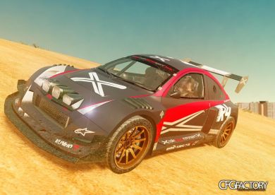 Colin McRae R4 rallycross version (DiRT2)