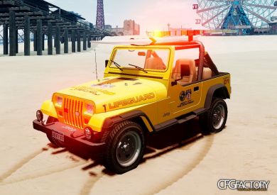 Jeep Wrangler 1988 LCFD Lifeguard Edition