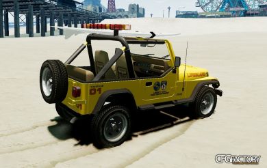 Jeep Wrangler 1988 LCFD Lifeguard Edition