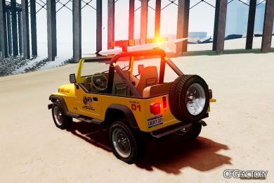 Jeep Wrangler 1988 LCFD Lifeguard Edition