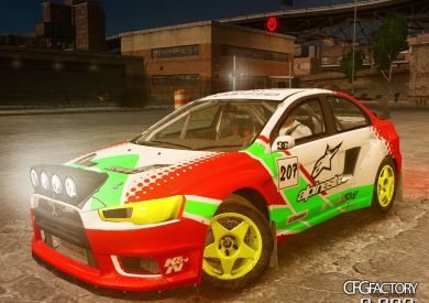Mitsubishi Lancer EVOX RALLYCROSS (DiRT2)