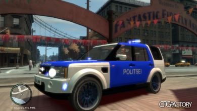 Estonian Police Discovery 4 Land Rover