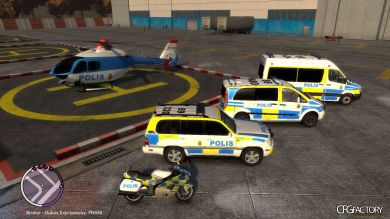 UPDATE of GTAIV Swedish Police Pack v.1.5