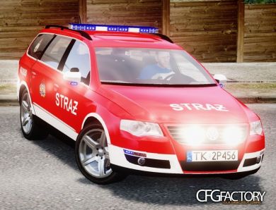 Volkswagen Passat Police with Simon1790 Skins Pack