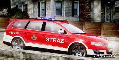Volkswagen Passat Police with Simon1790 Skins Pack