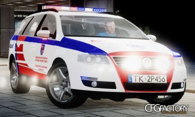 Volkswagen Passat Police with Simon1790 Skins Pack