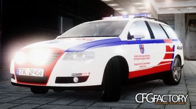 Volkswagen Passat Police with Simon1790 Skins Pack