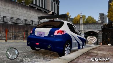 Peugeot 206 with lots of features