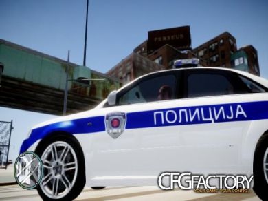 Audi RS4 Serbian Police skin