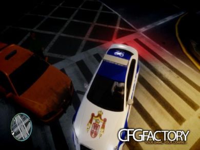 Audi RS4 Serbian Police skin