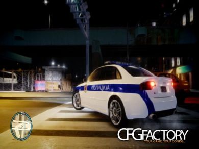 Audi RS4 Serbian Police skin