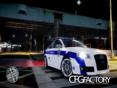Audi RS4 Serbian Police skin