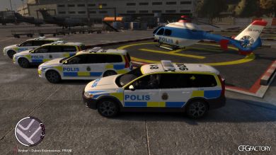 RELEASE of GTAIV Swedish Police Pack v.1.0