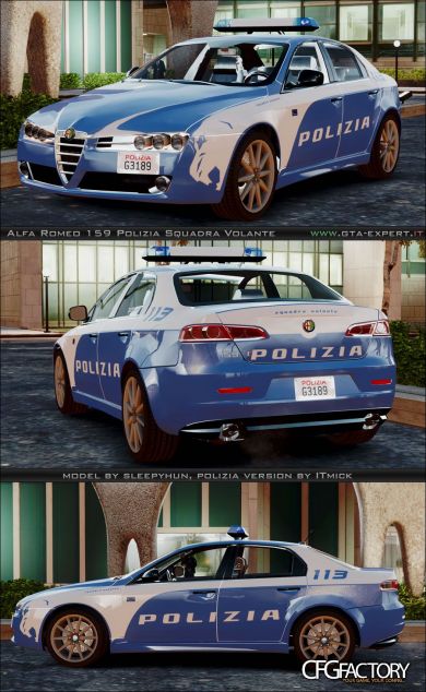 Alfa Romeo 159 Polizia Squadra Volante