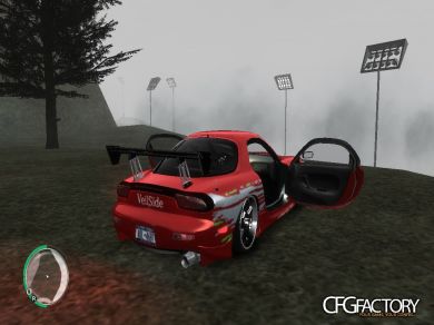 Fast And Furious 1 Mazda RX7 + Drift Handling line