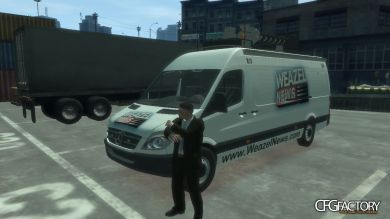 Weazel News van