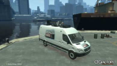 Weazel News van