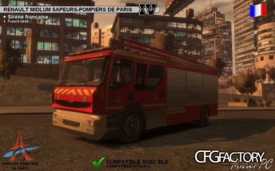 Renault Midlum Sapeurs Pompiers de Paris