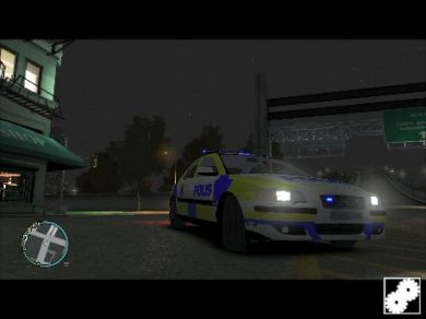 Swedish VOLVO S80 Police car