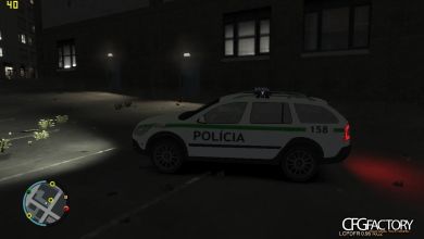 Slovak Police Car