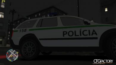 Slovak Police Car