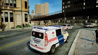 Mercedes Vito Hungarian Police