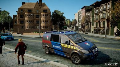 Mercedes Vito Hungarian Police