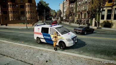 Mercedes Vito Hungarian Police