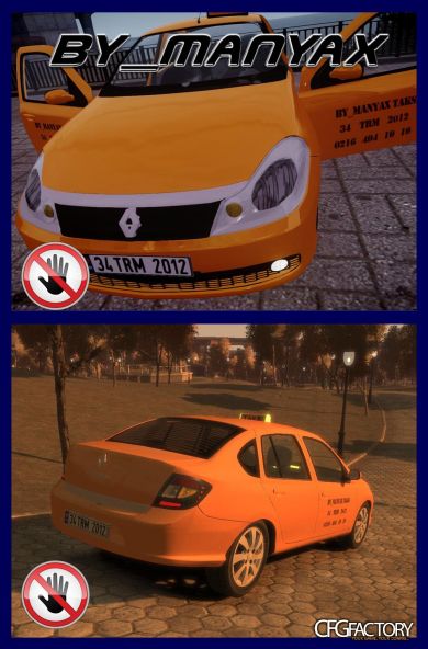 Clio Symbol Taxi