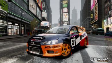 Dirt3 EvoX with Spinning Rear Fans