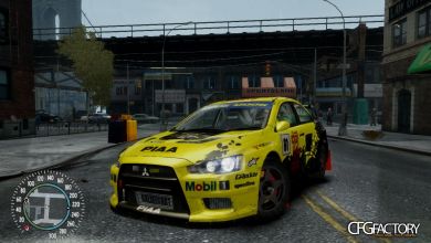 Dirt3 EvoX with Spinning Rear Fans