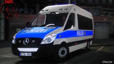 German Police Berliner Polizei Mercedes Sprinter
